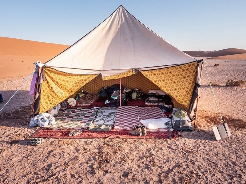morocco camel trekking camp