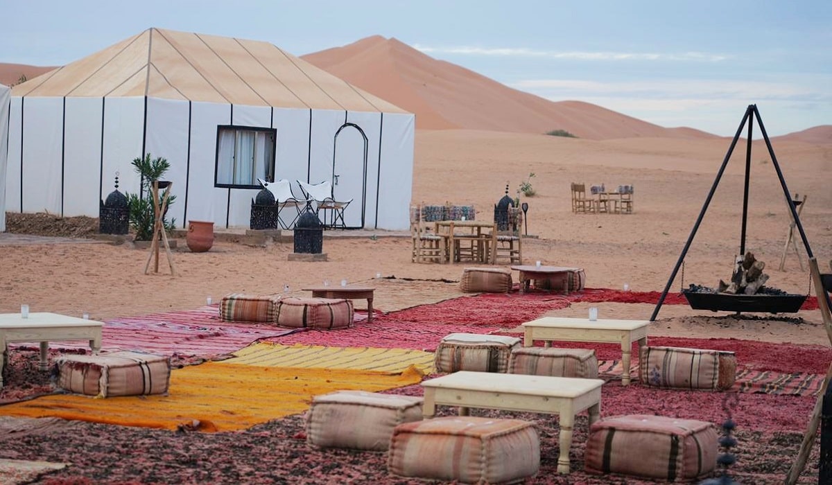 Morocco desert camp