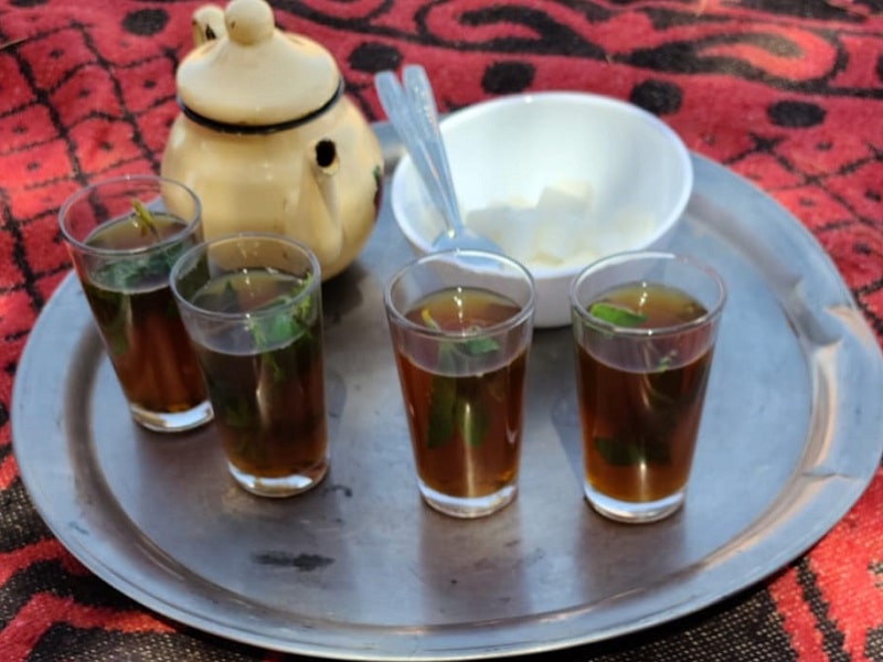traditional tea Sahara desert Morocco